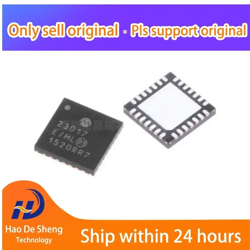 10PCS/LOT  MCP23017-E/ML MCP23017 QFN-28  New Original In Stock