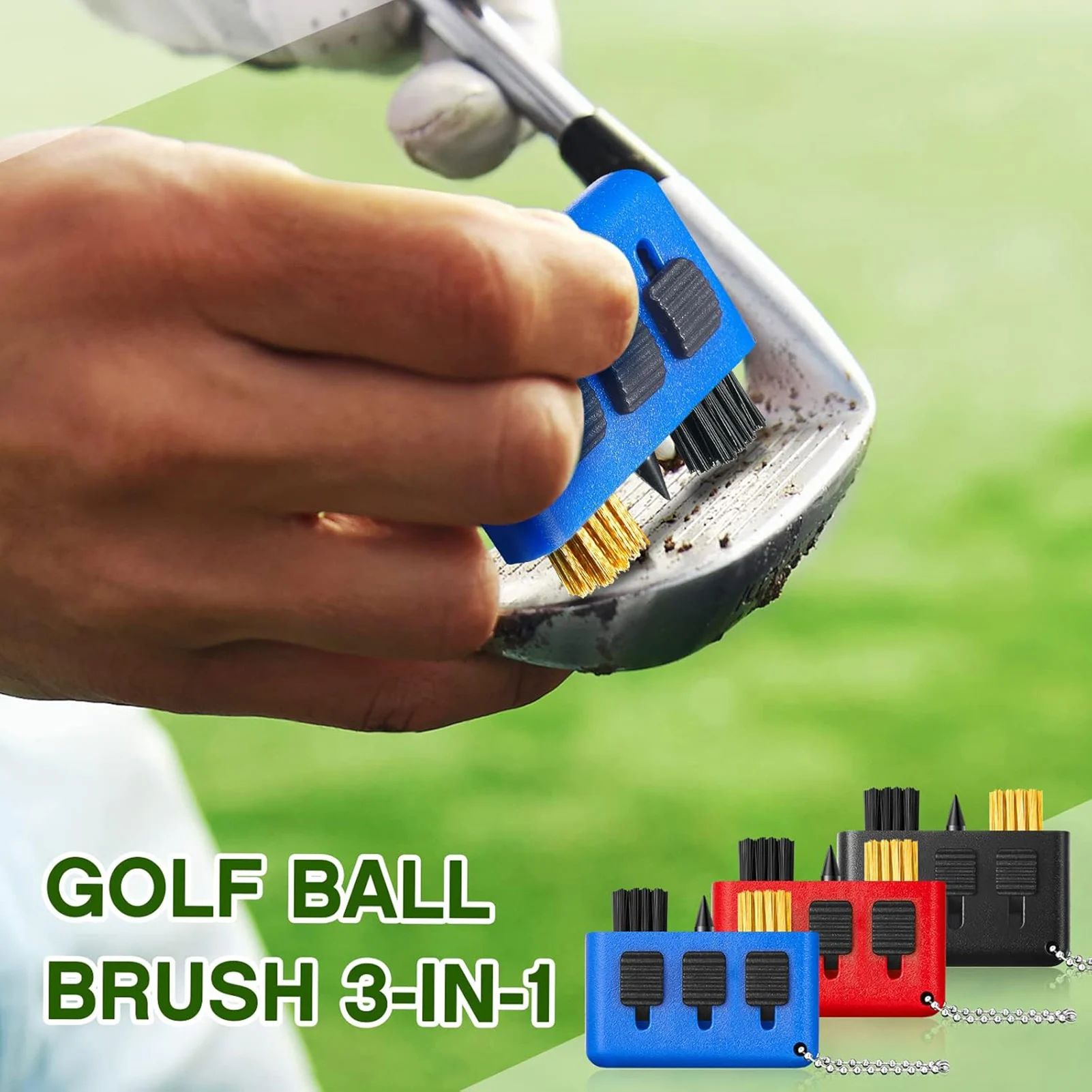 3 in 1 格納式ゴルフクリーナーツール 軽量で持ち運びが - Golf Equipment To Improve Your Game のレビューと価格