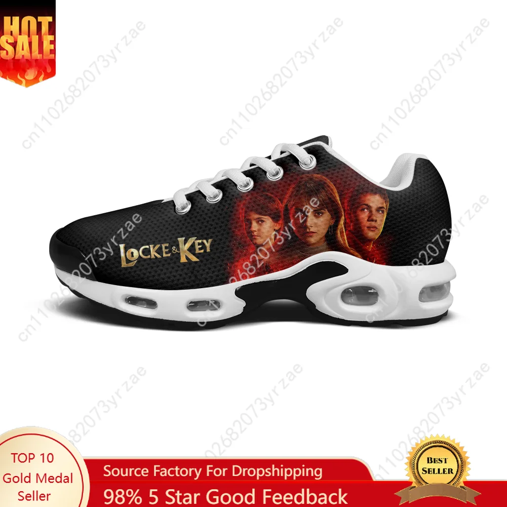 

Locke & Key Lightweight Sports Shoe Tailor-Made Air Cushion Sneakers Mens Womens Teenager Fashion Couple Print Custom Made Shoes