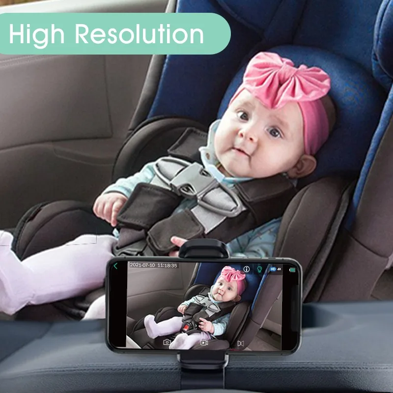 Car baby camera, WIFI connection high-definition car baby monitor, wireless camera