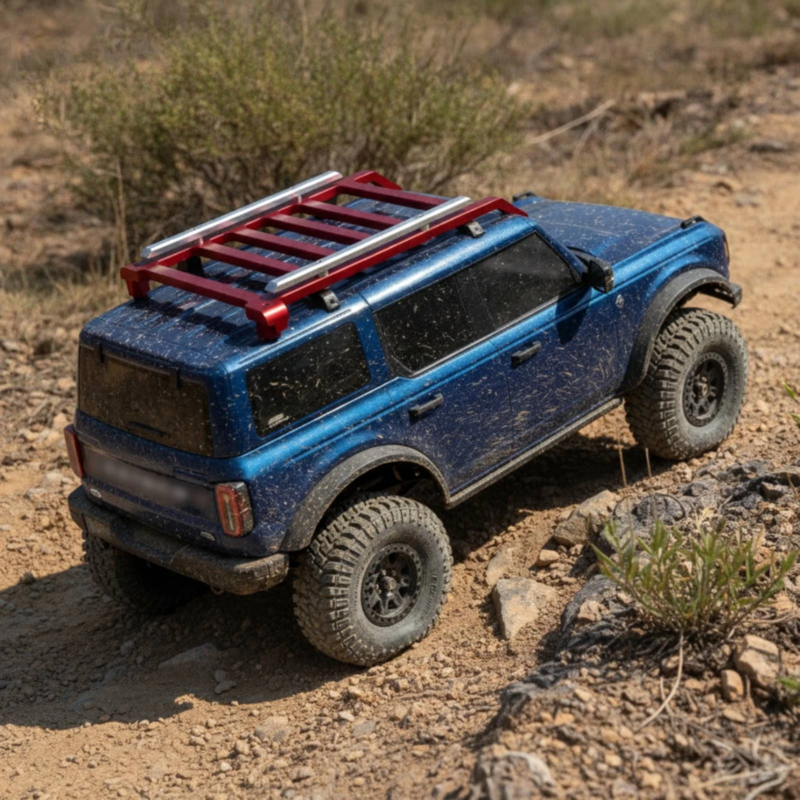 RC Roof Rack with Mounting Screws Sleek-Profile RC Roof Rack Accessory Long-Lasting Corrosion Resistant for Model Builders