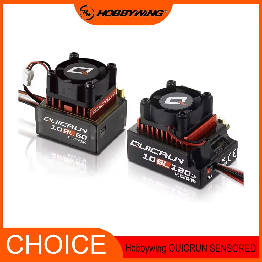 Hobbywing QUICRUN 10BL120/10BL60 120A/60A Бесщеточный ESC — 2-3S Lipo, радиоуправляемые автомобили 1/10-1/12, многофункциональная система