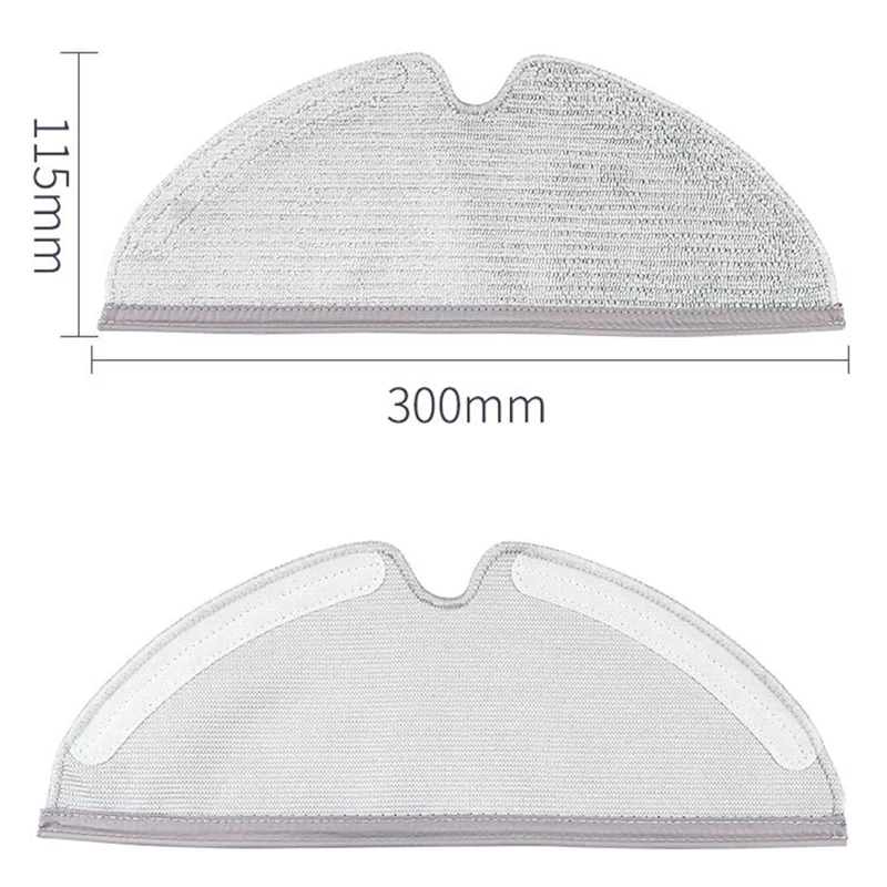 15PCS Main Side Brush Filter Mop Cloth for Xiaomi Mijia SDJQR01RR 1S / S50 S55 T6 T7 P50 Robot Vacuum Cleaner Parts