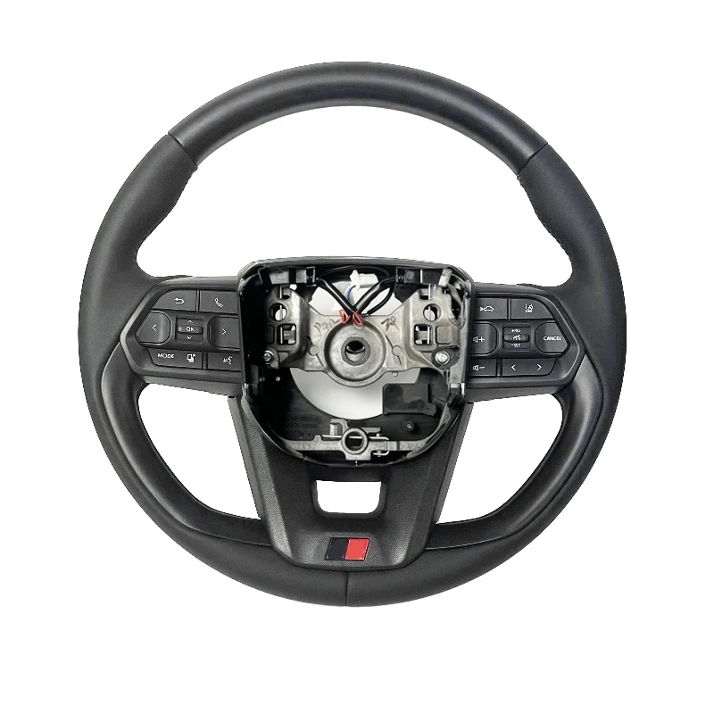 

Sport Style Factory Direct Black Carbon Fiber Peorated Leather Steering Wheel for LC300 Car Steering Wheel