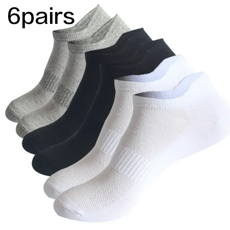 

Spot Ear Couple Boat Plus Men Mesh New Sports Women Socks Running Ankle 6pairs Color Size Cotton Student Solid