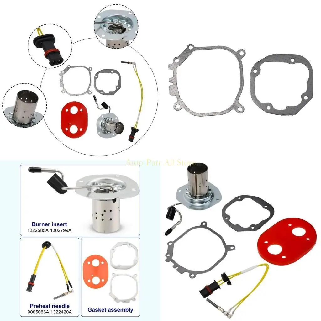 

J0MA 1322585A 1302799A 9005086A Heaters Glow Pin Burners & Gasket Set Replacement Accessories for 2000/2000S