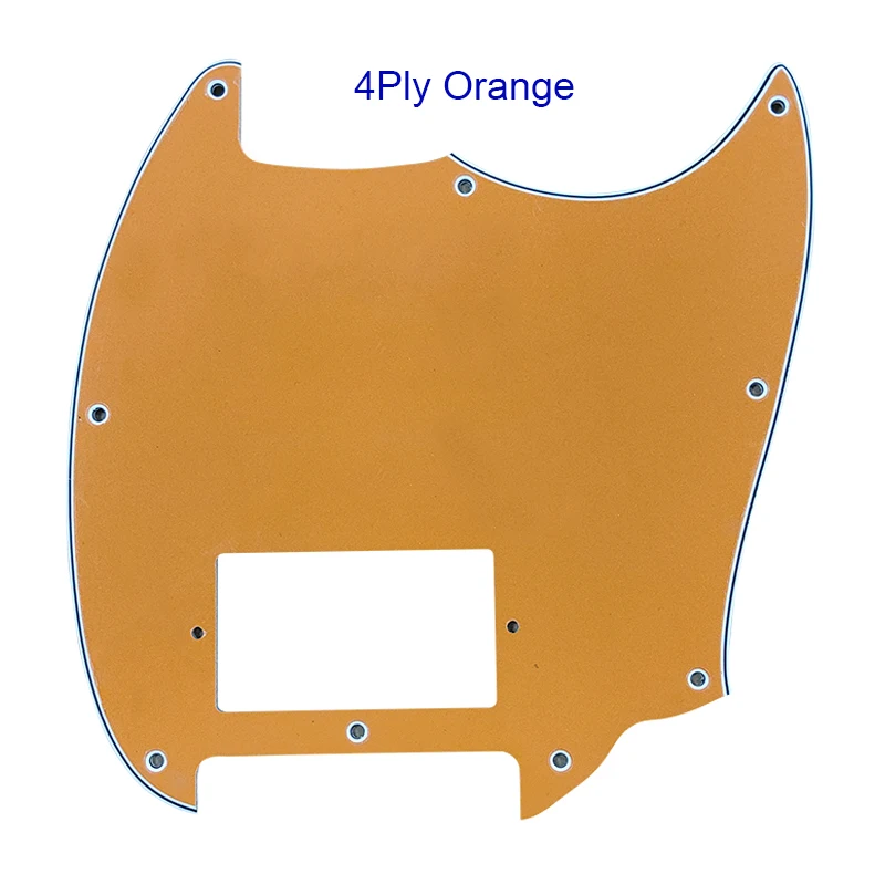 Xinyue Custom Guitar Parts For - Squier Bullet Mustang Whit 1 H PAF Humbucker Pickups Guitar Pickguard Multicolor Options