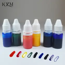 Sello de tinta de Color para papel de madera, suministros escolares de oficina, 10ml