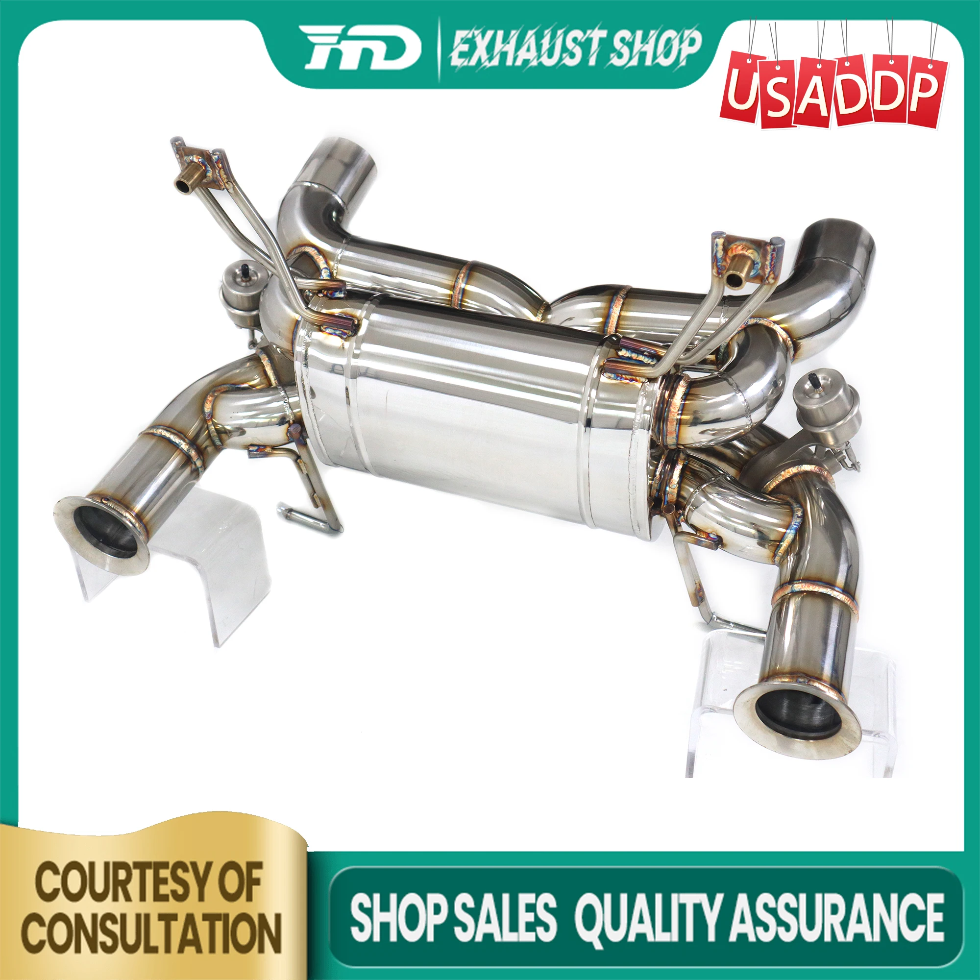 

Catback for Lamborghini Aventador LP700 upgrade SVJ SS304 Vacuum valve Exhaust system Increased power Muffler