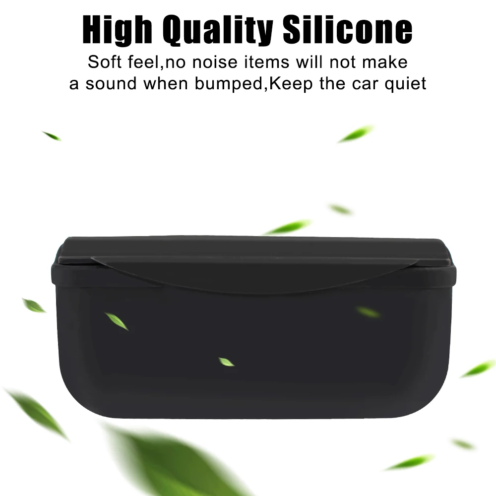 Storage Box For Tesla Model 3 Model Y Sticky Seat Crevice Side Glasses Case Silicone Sunglasses Holder Auto Interior Accessories