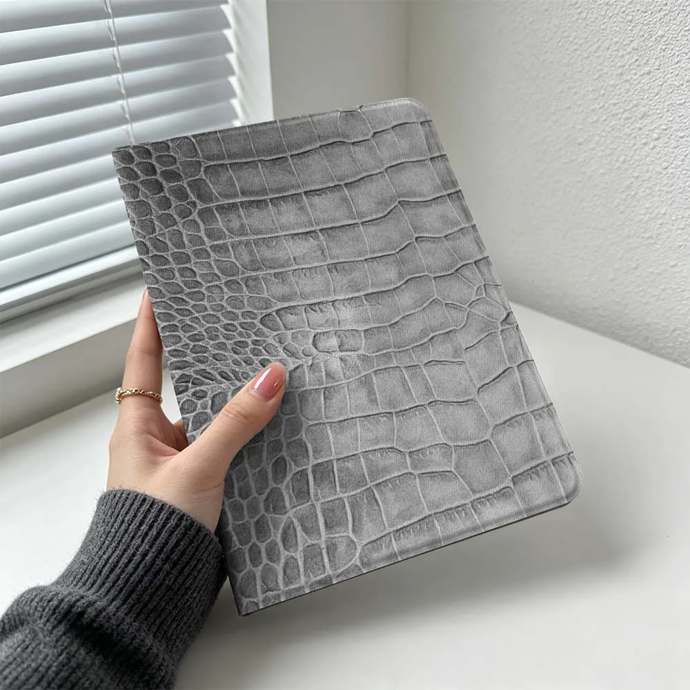 Luxurious Crocodile Pattern For Huawei MatePad MediaPad MagicPad Honor Pad 10 9 8 X10 X9 X8 Pro Soft Inch Tablet Case Cover
