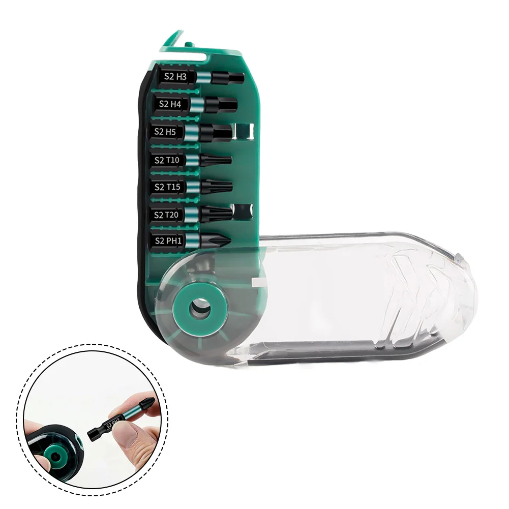 

10pcs Magnetic Steel Screwdriver Bit W/ Storage Box For Electric Driver Rotary Drill Power Tool Parts For Home Repairing Tool