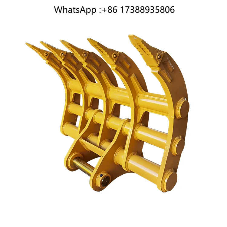 Chinese Manufacturer Landscape Rake Excavator Rake Attachment