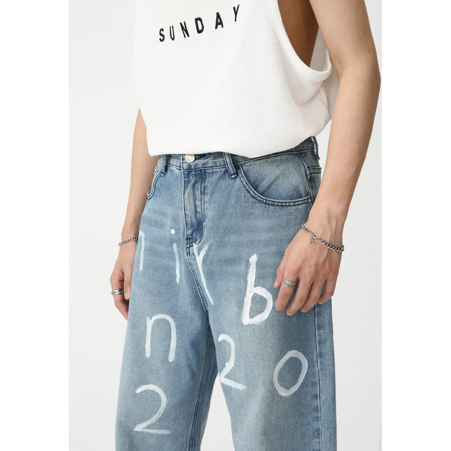 

Men hip-hop casual fashion men's High Street Retro Street clothing t-shirt jacket Harajuku Retro