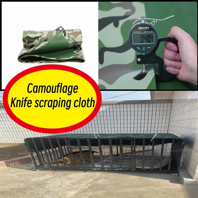 0.4mm Suitable For Perfect Camouflage Rain Sun Protection Knifecloth For Outdoor Survival