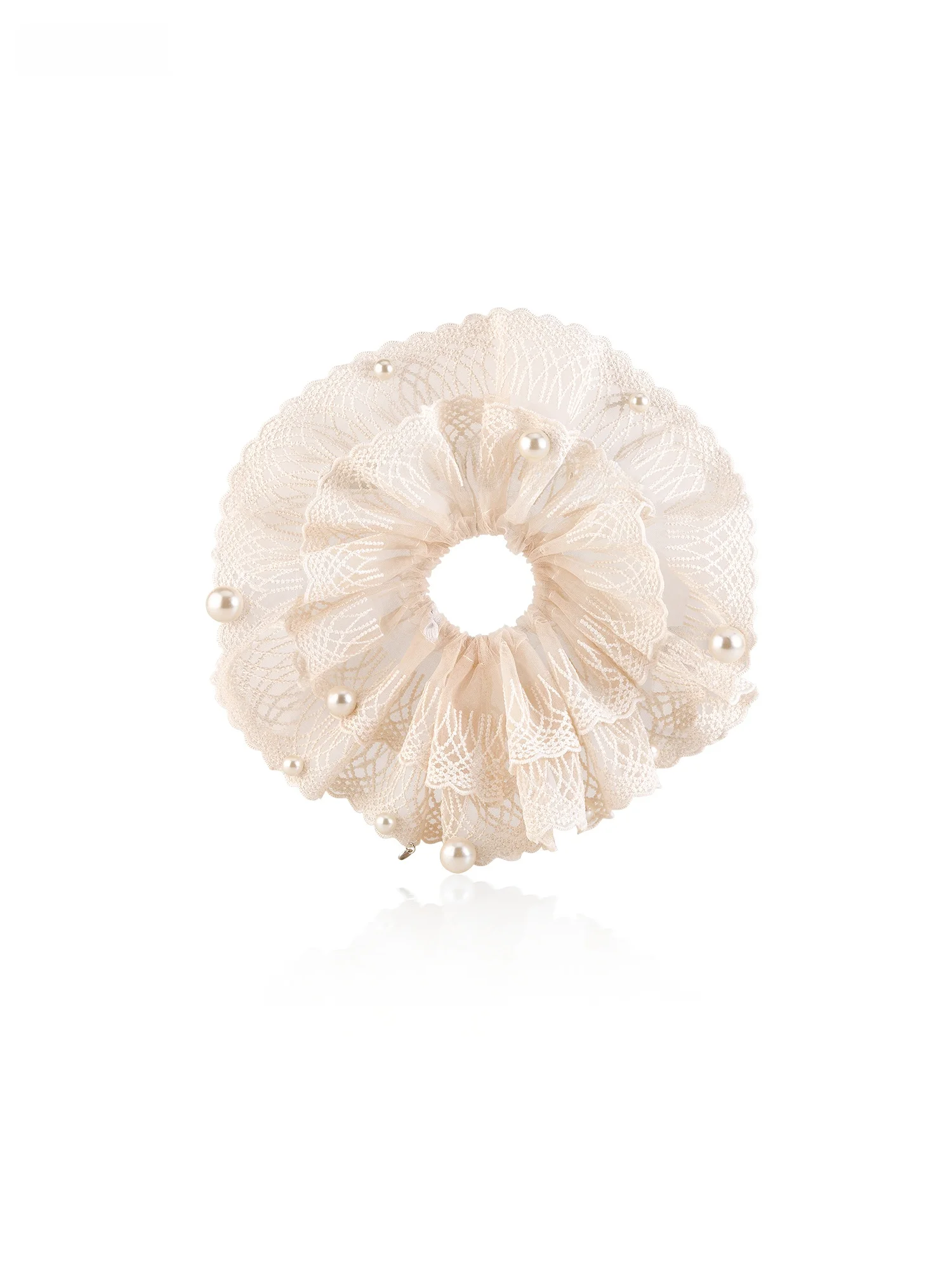 ajidou-レースパールヘアネクタイ女性用春夏雰囲気大腸ファッションフォレストシステムヘアバンド帽子