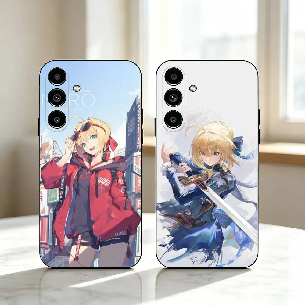 Fate Grand O-Order Anime  Phone Case For Samsung Galaxy A73,A72,A71,A70,A53,A52,A51,Others Soft Black Cover Gift