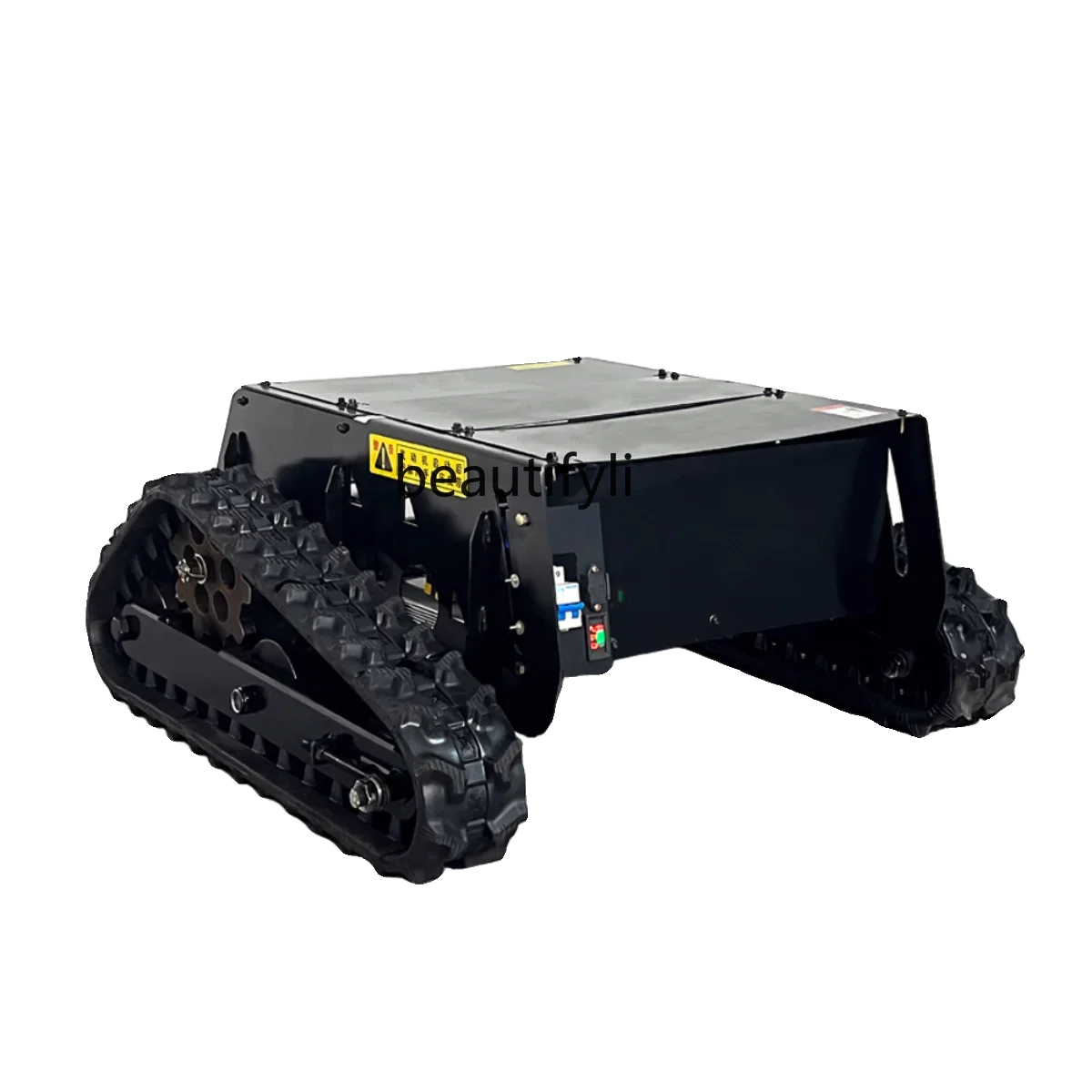 

Small remote control crawler chassis assembly Agricultural construction site machinery Creeper double motor transporter