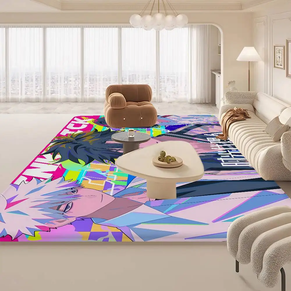 Popular Anime L-Link-Click Floor Mat INS Style Soft Bedroom Floor House Laundry Room Mat Anti-skid Household Carpets