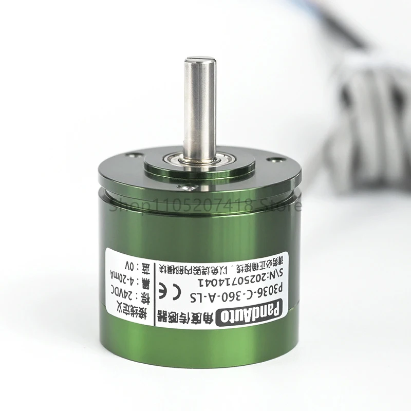 Sensores de ángulo de 360 grados sin fin P3036 0-5V 0-10v 4-20ma transductor Angular codificador magnético de efecto Hall sin contacto ﻿