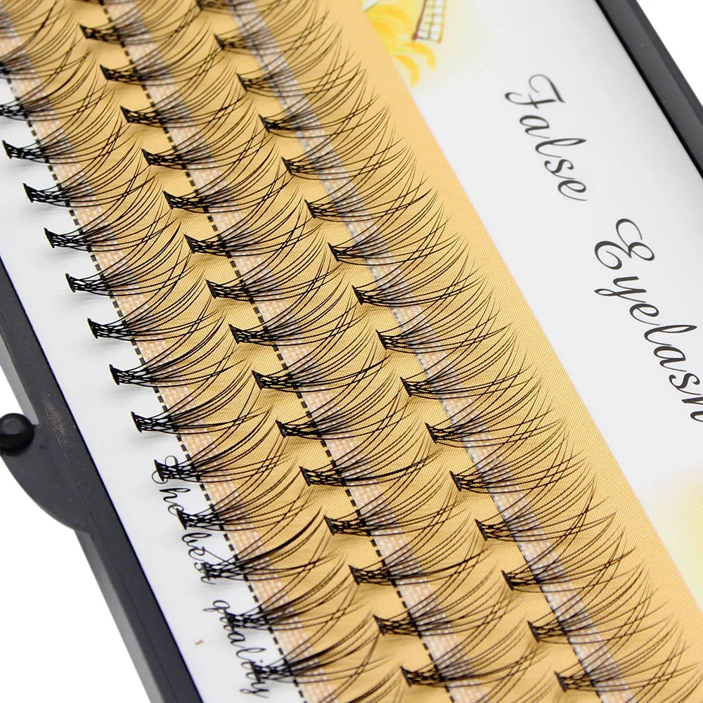 Moonlily 60pcs professional makeup eyelashes 10D false eyelashes mink eyelashes professional personal eyelash extension