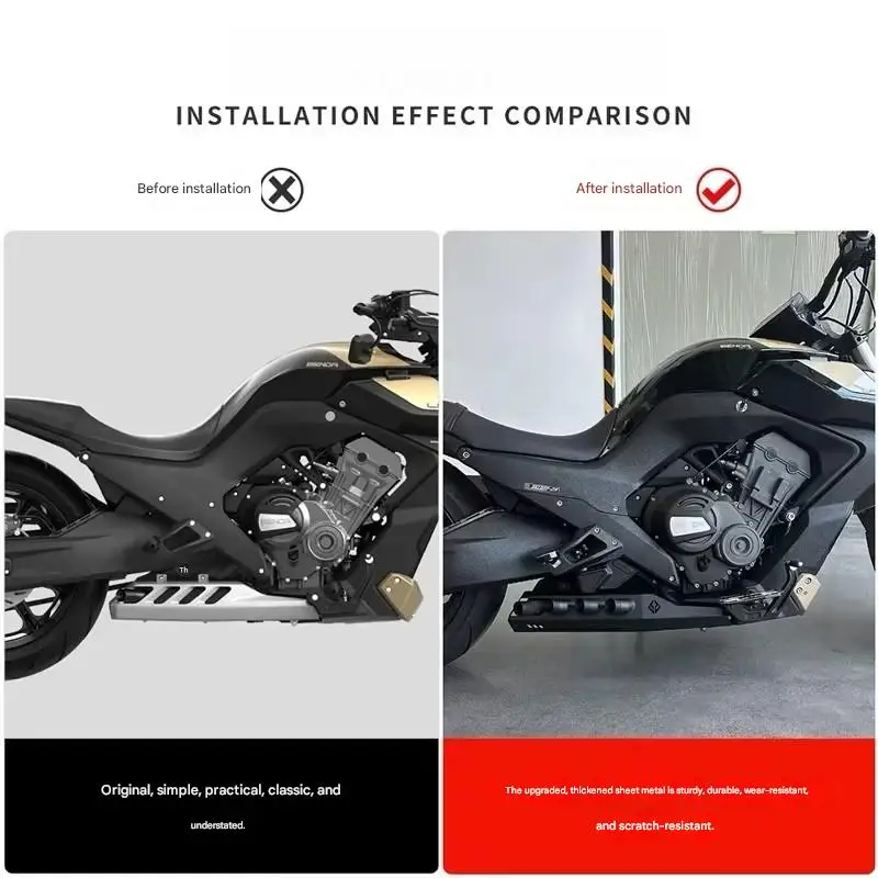 【Perfect fit】For BENDA LFC 700 Exhaust Heat Protection Cover/Cooling Cover
