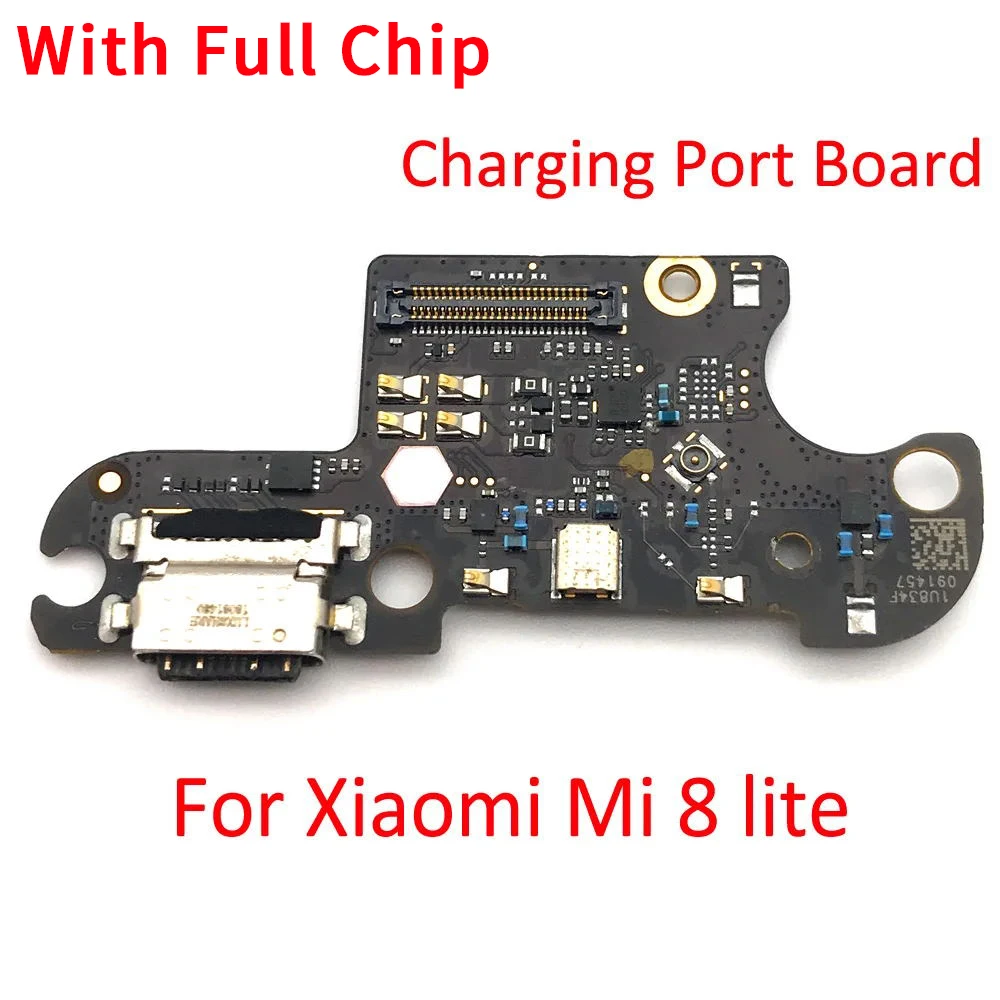 For Mi8 Charging Port Board For Xiaomi Mi 8 Mi8 lite Mi8 Se Dock Connector With Mic Microphone Module For Mi8 Pro