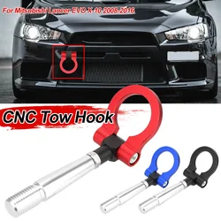 For Mitsubishi Lancer EVO X 10 2008-2016 Car Auto Rear Front Trailer Vehicle Towing Hook Trailer Towing Bar Car Racing Tow Hook