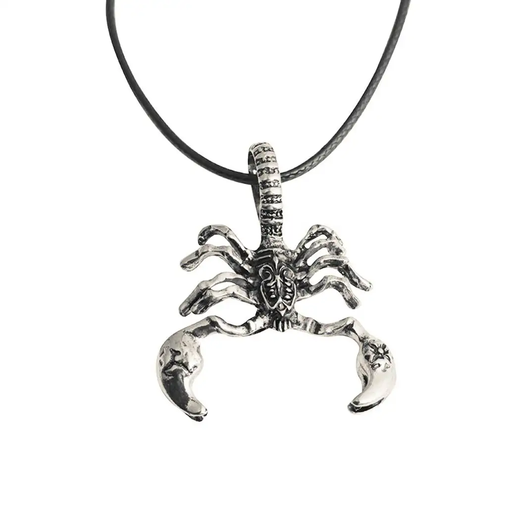 Men Boys Girls Punk Scorpion Necklace Hip Hop Pendant Rock Jewelry Metal Necklace Jewelry