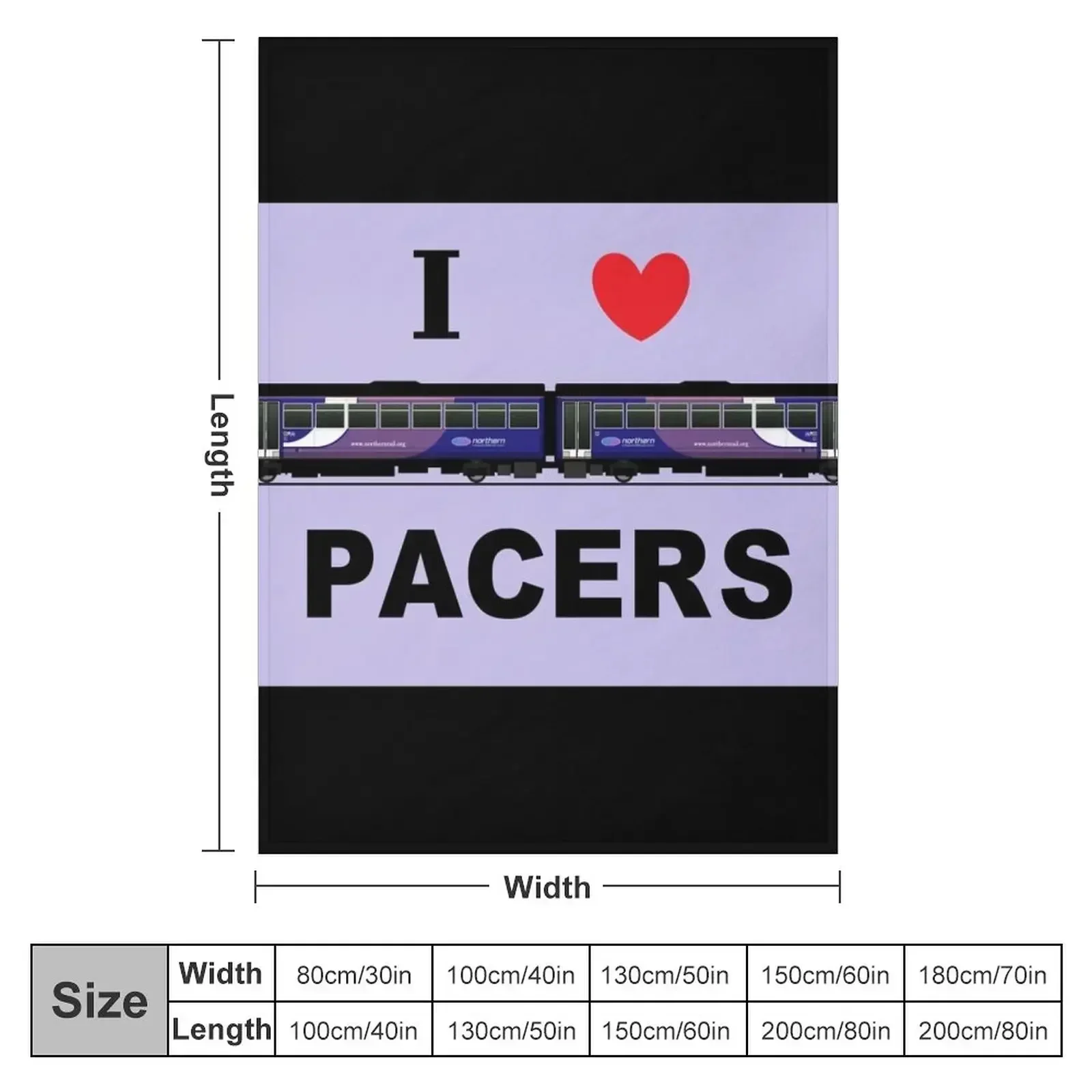 Pacer Locomotive Nothern Rail Throw Blanket Luxury Brand Kid'S Thins Blankets