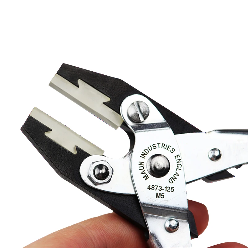 

Плоские Пластиковые губки MAUN с гладким плоским носом 125 мм, параллельные плоскогубцы, хрупкие ювелирные изделия с держателем