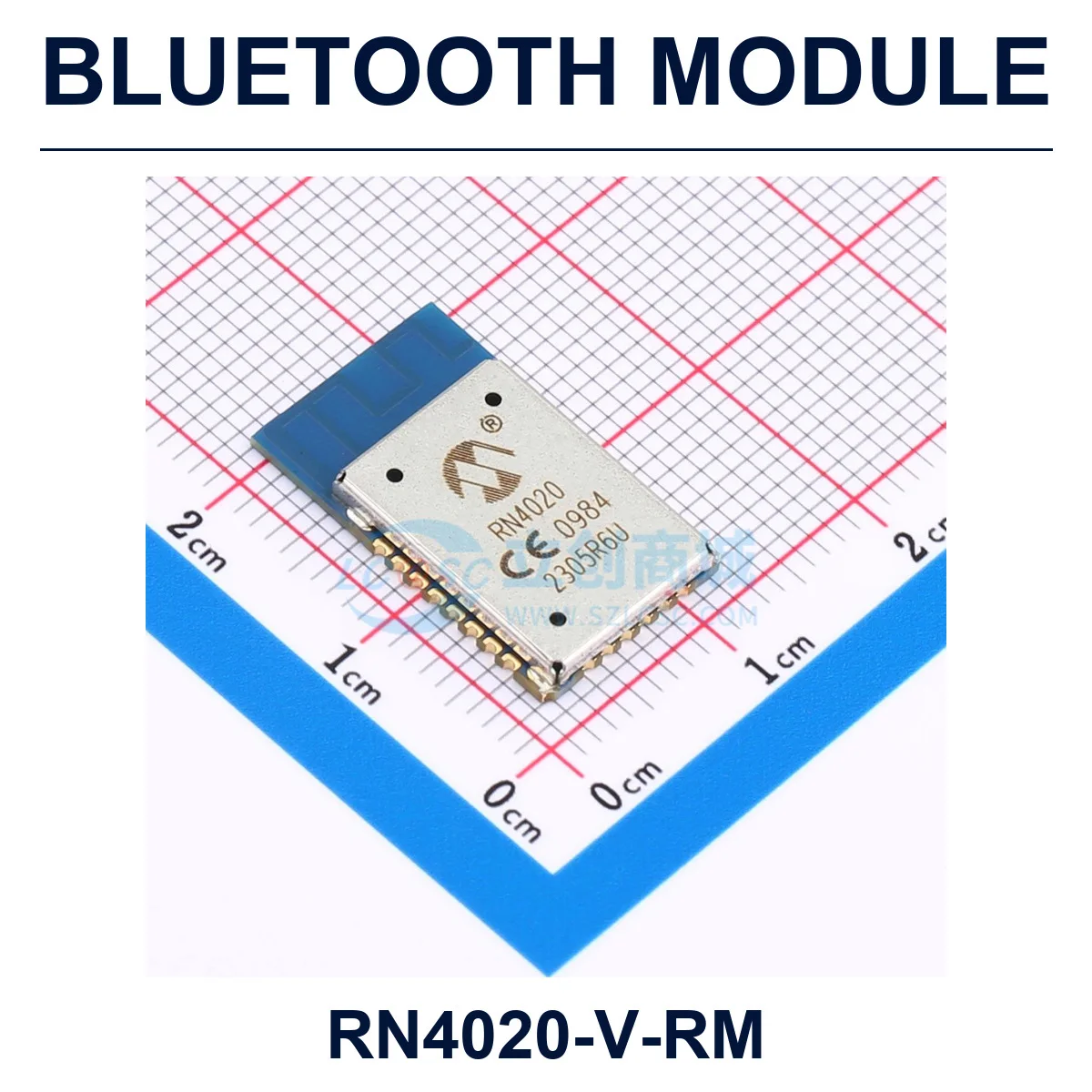 MICROCHIP RN4020-V-RM Bluetooth Module AIO; UART; SPI; PIO 1.8V-3.6V