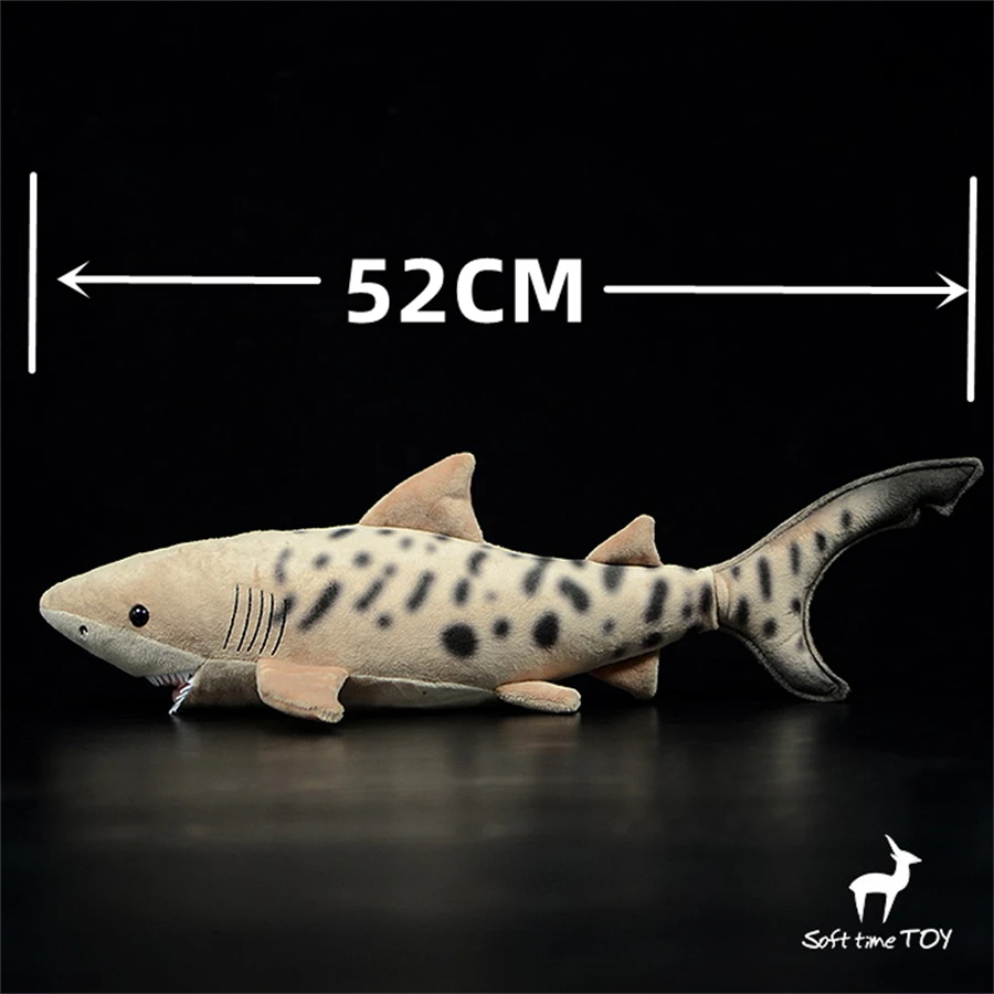 Sand Tiger Shark High Fidelity Anime Cute Plushie Billhead Shark Plush Toys Lifelike Animals Simulation Stuffed Doll Kawai Toy G