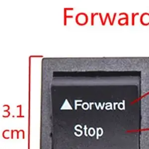 For 2 Pack Rocker Switch for Ride-On Cars Forward Reverse Control 10A Rated for 6V 1For 2V For 24V Electric Toy Motor Circuits