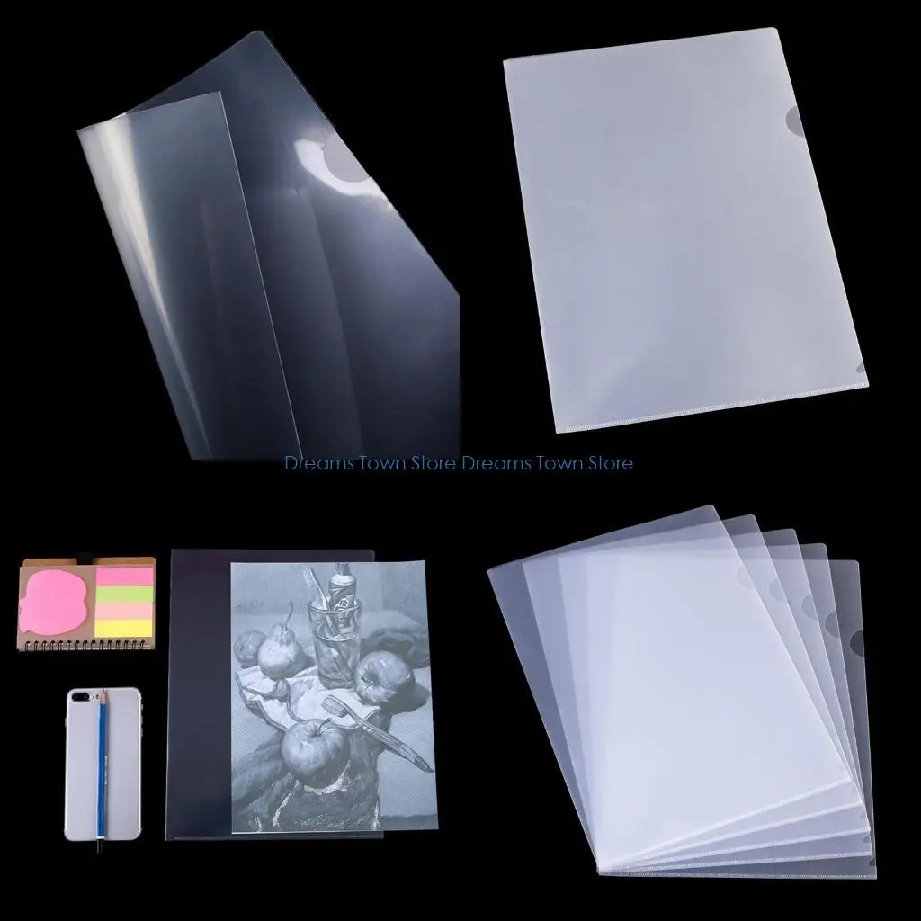 

HX6A 10 шт. прозрачные папки, карманы для проектов, пластиковые папки, пластиковые папки для документов