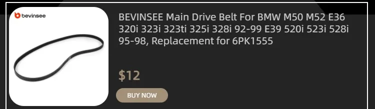 BEVINSEE 95A Polyurethane Rear Subframe Bushing Kit for BMW E36 3 Series 1992-1999 Non-TI, Replace 33319059300,33319059301