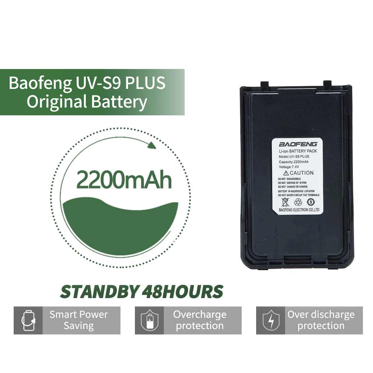 BAOFENG UV-S9 Plus Poderoso Portátil UHF VHF Banda Dupla 16 KM Longo Alcance À Prova D 'Água Walkie Talkie Ham Rádio em Dois Vias