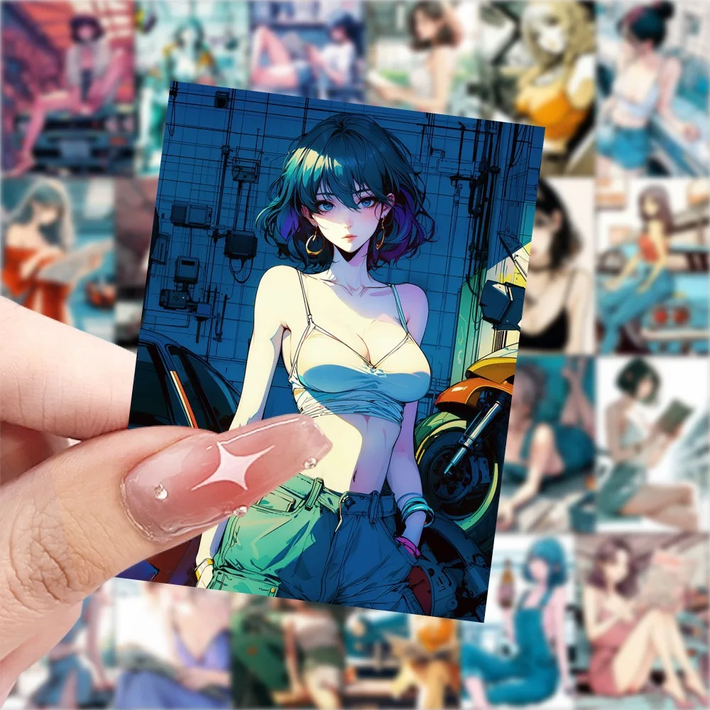 

10/60PCS Vintage Anime Korean Girls Stickers DIY Scrapbook Diary Laptop Luggage Skateboard Graffiti Decals Sticker Classic Toys