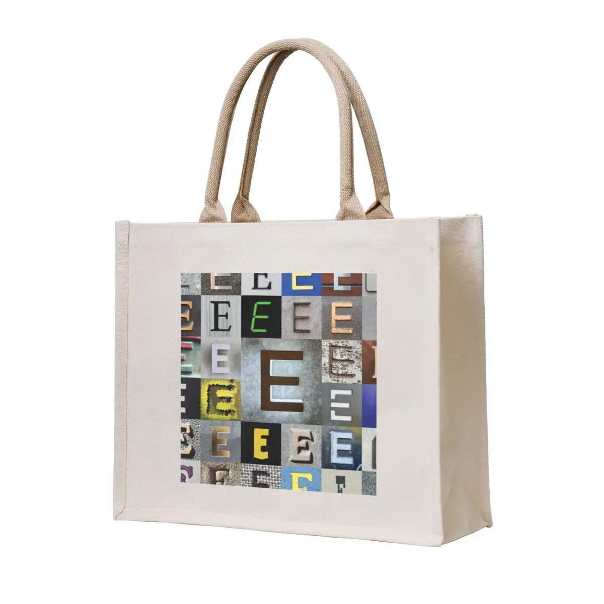 

Nick's Type Art: E Tote Bag tote bags cloth bags Big bag Women's bag Reusable bags