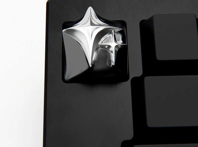 Star Keycap Personalized Keycap Metal Keycap Single