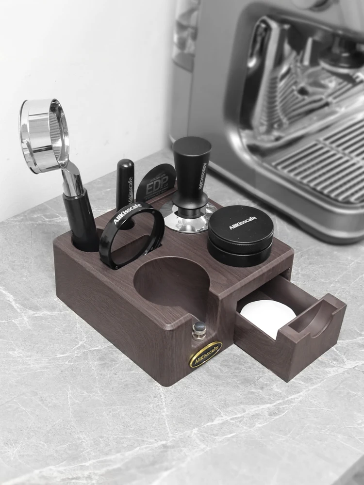 Stacja do ubijania kawy AliKisscafe, uchwyt na portafilter 51mm 54mm 57mm 58mm do ekspresów Delonghi Breville, akcesoria baristy — 2