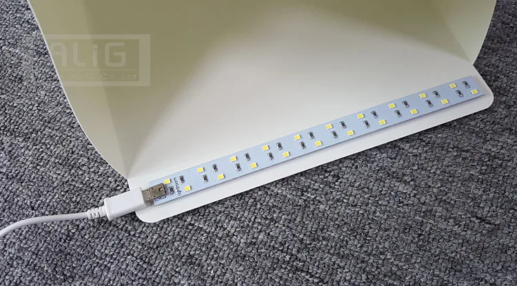 Обновленное крепление 23 см, мини-складная студийная диффузная софтбокс со светодиодной подсветкой, черный, белый, красный, зеленый фон, аксессуары для фотостудии