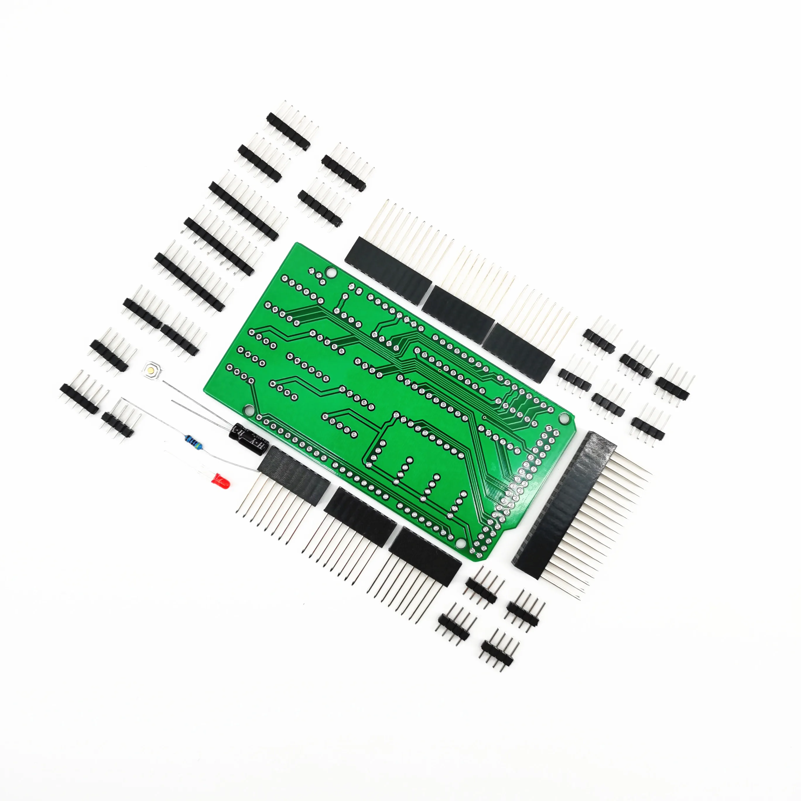 I/O Extension PCB Module for Arduino MEGA2560 R3 DIY Board XH2.54 PIN Welding Version