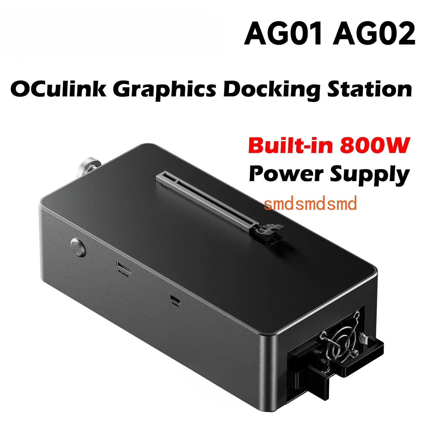 AG01 AG02 OCulink/USB4 gráfica 3*8pin incorporado 800W fuente de alimentación juego PCIex16 extensión espacio abierto