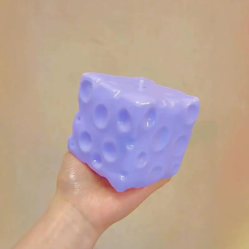 Realistic Blueberry Cheese Cake Stress Ball Soft Slow Rebound Texture  Toy for Kids Adults Daily Play