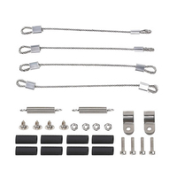 1/10 RC Crawler Steel Rope Limb Risers for TRX4 TRX6 SCX10 | Adjustable Anti-Snag Upgrade | Fits Defender Bronco Wrangler YK6101