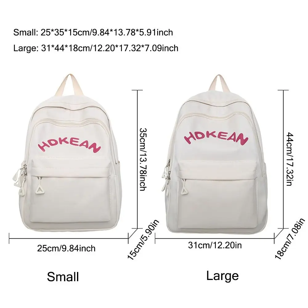 Japanischer Stil ins Rucksack Middle High School Multi-Pocket Studenten Rucksack wasserdichter Nylon Damen Reise rucksack