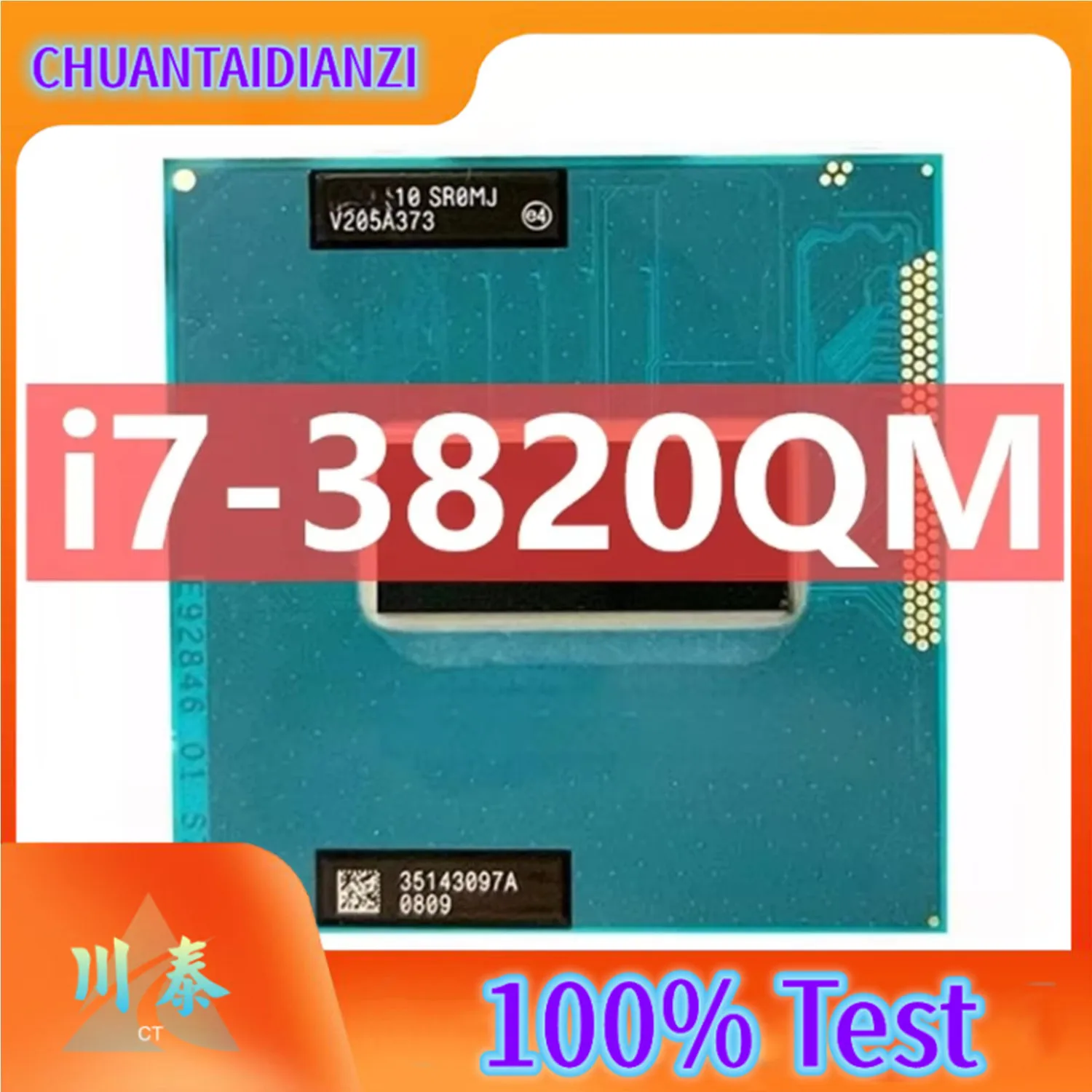 Core i7-3820QM I7 3820QM SR0MJ 2.7GHz Used Quad-Core Eight-Thread CPU Processor 45W Socket G2 / rPGA988B