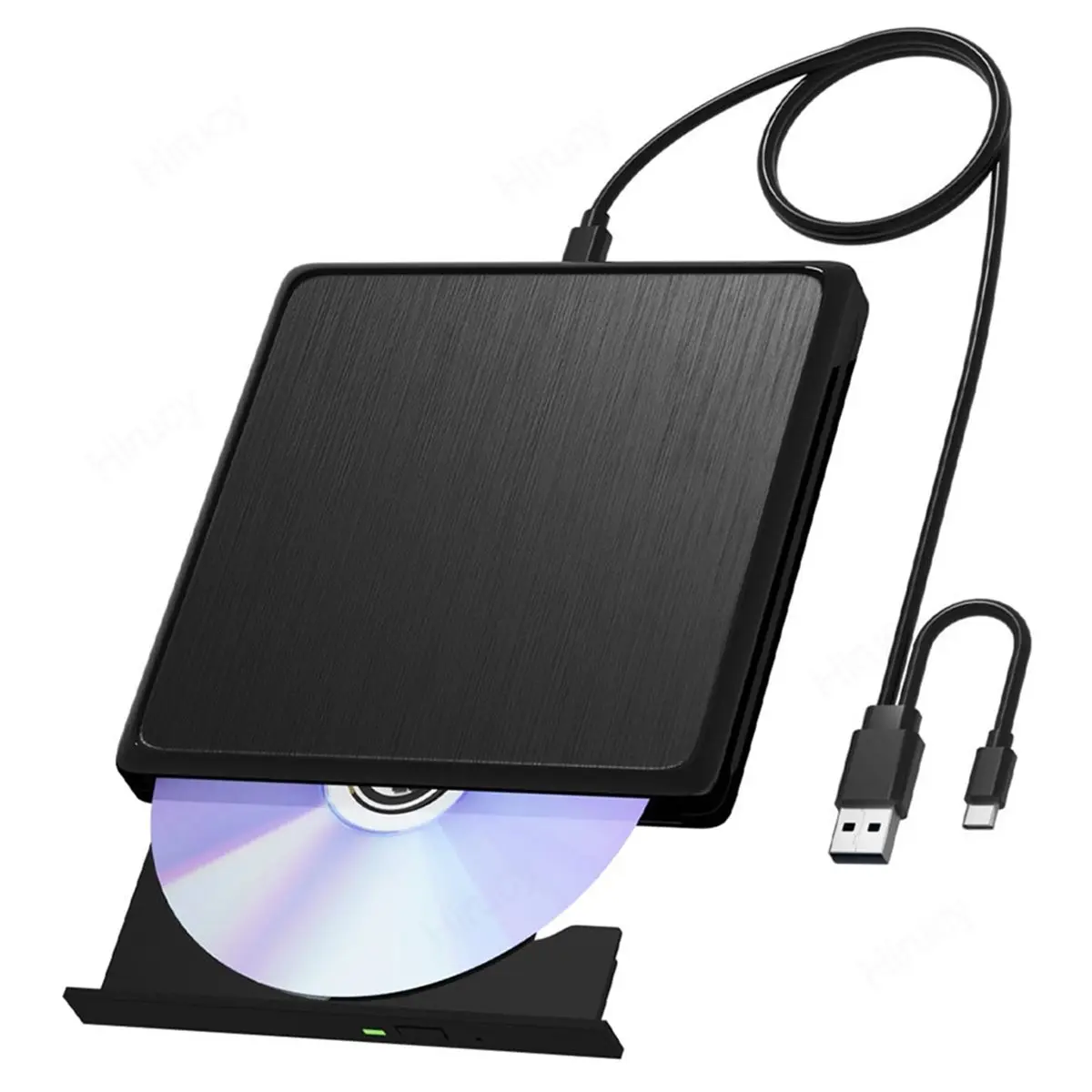 ABAN USB3.0 External CD DVD RW Optical Drive Long Data Cable CD/DVD Player Burner Writer for Laptop Desktop PC11 10