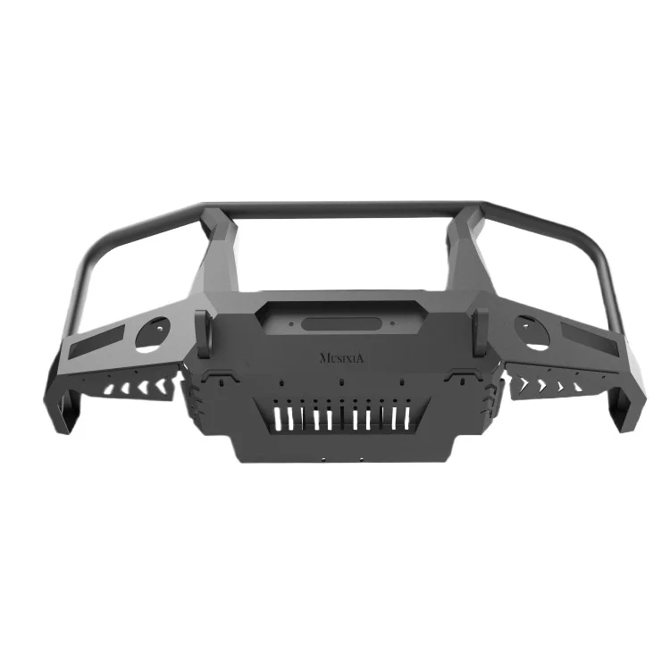 

Wildfront 4x4 Off-road Steel Front Bumper With Lights, New Design For Toyota Land Cruiser 71 76 78 79